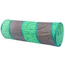 儿童帐篷游戏屋女孩家庭室内互动过家家男孩户外爬行地垫隧道婴儿宝宝玩具帐篷4-12岁折叠大小房子礼物 绿色通道