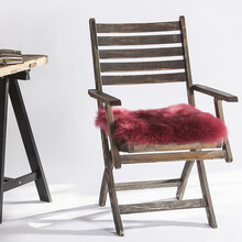 AUSKIN澳世家椅垫坐垫澳洲羊毛彩色时尚 糖果椅垫-树莓红 RA 40x40cm