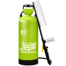 悦卡手动洗车器 家用高压车载清洗机 摩托车自助刷车浇花洗车机 便携洗车神器8L 汽车用品