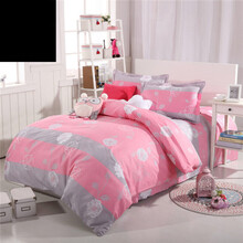 冬季单人学校宿舍2件套1.5m被罩两件套1.8米床单加被套 花粉 1.0m(3.3英尺)床