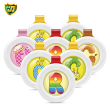 金盾植物精油防护香薰扣8枚单独包装户外随身扣防护扣（颜色随机发）居家户外旅游携带方便好用