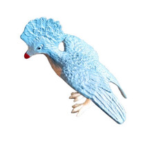 实心仿真动物模型飞禽鸟类 天鹅大雁 老鹰 鹦鹉 猫头鹰儿童玩具 小号风头鹦鹉