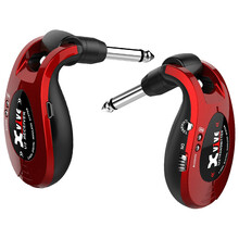 Xvive U2电吉他贝斯乐器舞台演出无线发送接收器 有效距30米 无线音频传输 红色升级款，信号抗干扰更强