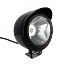 美蒂亚摩托车灯led高亮电动车灯摩托车装饰灯摩托车大灯12V-80V辅助led射灯 外置白光泛黄色一个