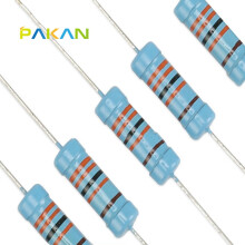 PAKAN 3W精密电阻器 1% 3W色环电阻 金属膜电阻3W 200R 精度1% (10只)