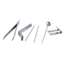 耐尔尼 阉鸡工具 阉割刀 大鸡小鸡不锈钢阉割工具 公鸡阉割刀 阉鸡器 阉鸡刀 大鸡用七件套