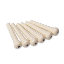 Enkar 民谣木吉他固弦锥 固弦钉卡柱 木吉它弦柱 琴弦钉 白色1套6个