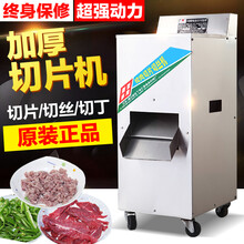 英润 切肉机商用 绞肉机商用 灌肠机 切肉丝机不锈钢加厚切肉片机电动切菜机 切片机 单切机 配置五