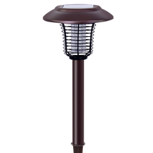 尚科太阳能户外灭蚊灯室外庭院驱蚊灯全自动商用杀虫灯电击防水别墅花园灭蚊器蚊子神器 褐色非晶硅