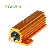 PAKAN  RX24黄金铝壳电阻  50W功率电阻 线绕固定电阻器 50W 5RJ 5欧姆 (1个)