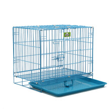 宠百思（PETBEST狗笼 猫笼宠物狗狗笼子泰迪大中小型犬围栏 蓝色 S-小型(3斤以下)
