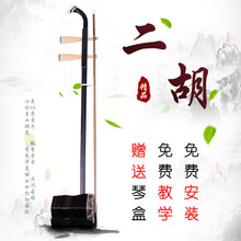 灵岩 苏州二胡乐器初学练习苏木二胡厂家直销成人儿童通用 背部皮款+标配礼包+琴包+教材+初学音位贴