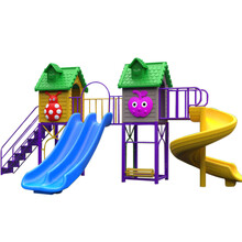 loveforever幼儿园室外滑梯小博士大型儿童游乐设备滑滑梯儿童滑梯秋千组合 A2