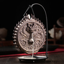 陶瓷创意倒流香炉 锥香塔香瀑布赏烟龙腾香炉 复古沉香薰炉香具