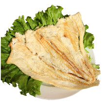 即食海味烤鱼片鳕鱼片500g鱼干片零食干货休闲零食山东特产小吃 香辣味250g