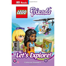 DK阅读乐高，朋友们一起探索吧！ DK Reads LEGO Friends Let's Explore!进口原版 英文