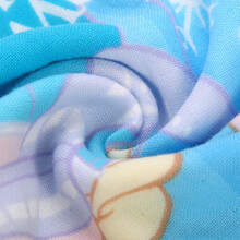 迪士尼（Disney）毛巾家纺 Frozen冰雪奇缘Elsa童巾 A类纯棉纱布 宝宝 3条装 蓝/粉/紫 40g/条 25*50cm/条