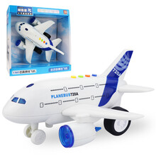 儿童玩具飞机大号惯性仿真a380客机男孩宝宝声光音乐故事玩具汽车模型 720A飞机