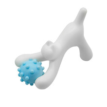 助鑫 按摩猫小猫伸懒腰滚轮按摩器按摩锤按摩棒器 蓝色