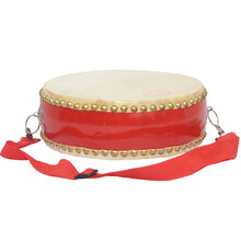 7寸扁鼓排鼓威风锣鼓大红鼓秧歌鼓牛皮鼓儿童鼓宝宝鼓