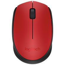 罗技（Logitech）M170(M171)无线光电鼠标 笔记本电脑台式机家用商务办公鼠标 对称鼠标 红色