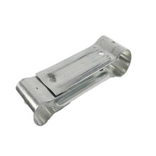 中硅 双拱梁养殖大棚骨架热镀锌钢架平行卡弧形夹工字连接温室配件 1寸*1寸&32*32