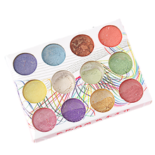 史莱姆填充物12色闪粉亮粉片夜光粉水晶滴胶珠光粉一套装手工diy彩钻软陶颗粒亮片镭射幻彩珍珠钻贝壳纸 珠光粉套装