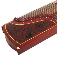 敦煌古筝696D/696M/689E双鹤朝阳花瓶竹叶初学 6696E鹤怡雅菊出厂配置＋A架大礼包