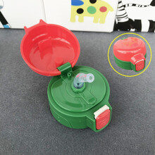 熊本士儿童保温杯吸管盖直饮盖组合盖杯具卡通熊配件漏杯盖 老虎吸管盖+吸管