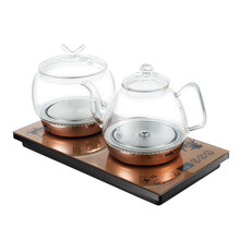 自动上水电热水壶全自动智能家用底部上水壶茶具套装自吸式抽水玻璃壶 净水器专用颜色留言