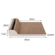猫抓板猫玩具瓦楞纸猫磨爪板磨爪器耐磨猫薄荷宠物猫咪用品 006猫抓板