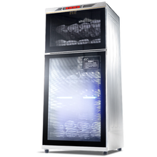 商用紫外线立式双门小型消毒柜加热烘干衣物毛巾柜臭氧美容院桑拿理发店洗浴婴儿内衣裤拖鞋文胸酒店摄像绘本 138升大容量三重灭菌紫外线/臭氧/中温60度