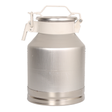 创普 食品级铝合金桶  8升可提式牛奶桶 牛奶壶铝合金储存桶   带硅胶密封圈 8升 铝合金桶