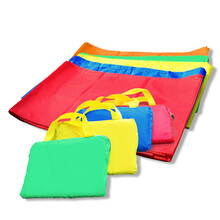 滑溜布幼儿园户外游戏互动体育活动溜溜布感统训练器材道具布 黄色（1.4*11米）