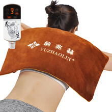 俞兆林 盐袋盐包海盐热敷包粗盐热敷袋电加热艾灸肩颈披肩腰部盐袋子理疗袋中老年四肢关节肩周炎护肩 绒布咖色款-防水阻燃