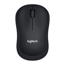 罗技（Logitech）B220企业版 鼠标 无线鼠标 办公鼠标 静音鼠标 对称鼠标 黑色  带无线2.4G接收器