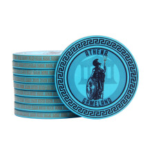 游戏大陆（gameland）希腊众神德州扑克陶瓷无面值筹码 唯美设计纪念品麻将德扑俱乐部 10片39mm天蓝色雅典娜