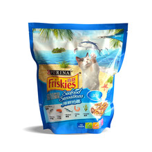 喜跃（Friskies）宠物猫粮 猫主粮干粮 成猫--海鲜味 1.3kg