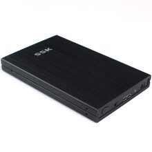飚王（SSK）HE-G300天火2.5英寸移动硬盘盒 USB3.0 SATA串口 SSD固态硬盘笔记本硬盘外置盒 黑色