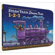 蒸汽火车,梦想火车1-2-3进口原版 平装 童趣绘本童书 5-8岁
