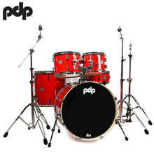 DW PDP Concept Stage概念舞台系列5鼓架子鼓爵士鼓成人儿童 赠送全套镲片 22”底鼓 红鼓黑圈+101镲片