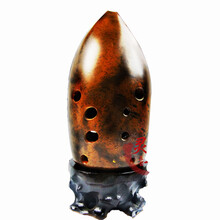 冯氏陶埙十孔10孔双腔易吹专业演奏红陶演奏陶埙音准音质柔和陶埙乐器 大F调