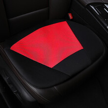 魅驹凝胶坐垫沙发垫汽车冰垫办公室美臀凉垫夏季鸡蛋坐垫透气坐椅子垫 蜂窝坐垫 清新红