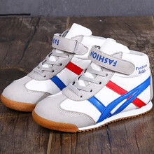 男童鞋 儿童棉鞋男童秋冬新款棉鞋加毛加棉保暖休闲鞋 灰色 27码/内长约17CM