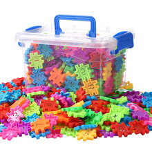 爱乐心 数字方块积木玩具拼图早教益智力宝宝拼装学习认知立体拼插加厚塑料大颗粒幼儿园教育玩具 460块数字积木+收纳盒+画册