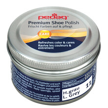 PEDAG 德国进口鞋油黑色无色皮鞋油补色修复膏皮衣皮包上光护理保养油 中国红48