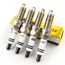 火炬(TORCH) 铱金火花塞燃气天然气CNG油气两用四极火花塞铱铂金双铱金伊兰特捷达爱丽舍凯越 双铱金 迈腾