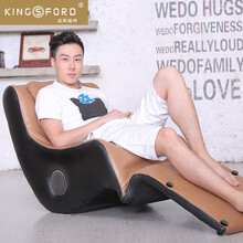 金斯福特 家用办公休闲按摩椅太空舱多功能按摩颈部肩部腰部按摩椅 褐色