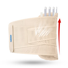 YASCO雅思进口护腰带腰间盘突出劳损夏季透气型铝条支撑腰椎腰托腰痛带男女四季通用81445 XL码（腰围93-106cm）