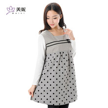 美妮 防辐射服孕妇装孕妇辐射衣韩版大码电脑防护服四季孕妇防射服 L